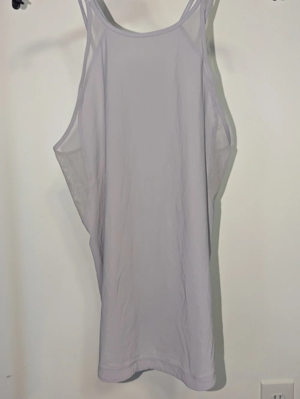Lululemon Run Off Route Tank Iced Iris Light Grey Purple